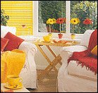 Example of Pleated Conservatory Blinds - Sunblinds and Shading